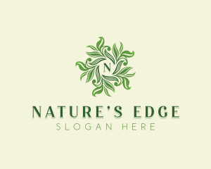 Nature Herbal Gardening logo design