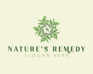 Nature Herbal Gardening logo design