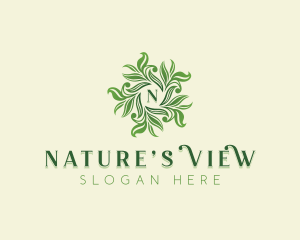 Nature Herbal Gardening logo design