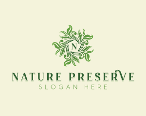 Nature Herbal Gardening logo design