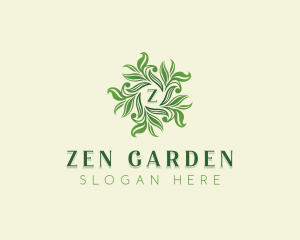 Nature Herbal Gardening logo design