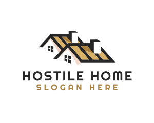 Home Repair Roof logo design