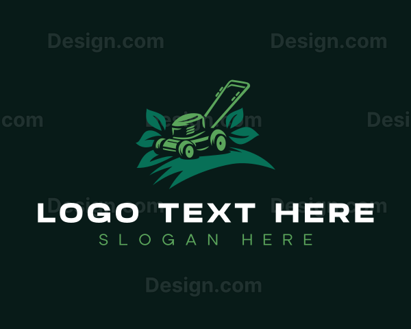 Grass Gardening Landscape Logo