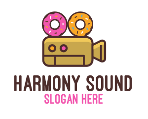 Donut Video Camera Logo