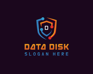 Cyber Shield Data logo design