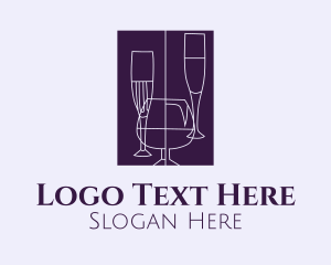 Liquor Glassware Bar logo