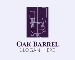 Liquor Glassware Bar logo