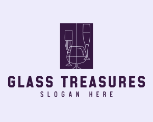 Liquor Glassware Bar logo