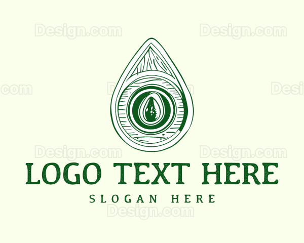 Abstract Avocado Fruit Logo