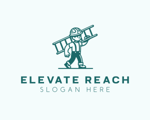 Maintenance Repair Ladder logo design