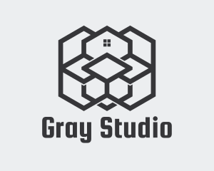 Gray Geometric Housing logo