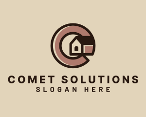 Home Property Letter C  logo design