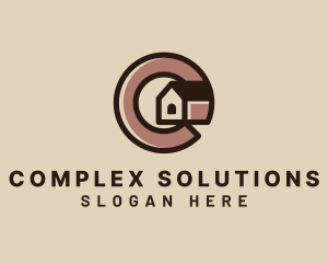 Home Property Letter C  logo design