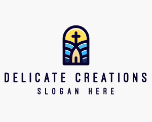 Stained Glass Window  logo design