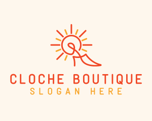 Sunshine Stiletto Boutique logo design