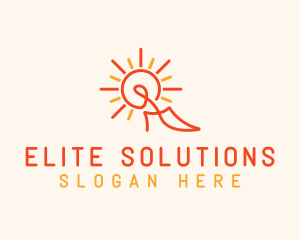 Sunshine Stiletto Boutique logo design