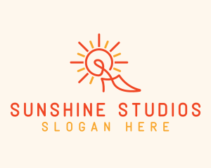 Sunshine Stiletto Boutique logo design