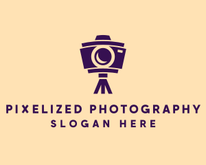 Photography Camera Tripod  logo design