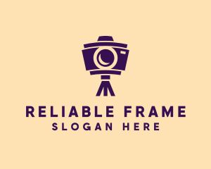 Photography Camera Tripod  logo design