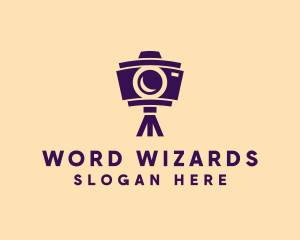 Photography Camera Tripod  logo design