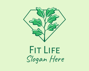 Green Ivy Plant  logo