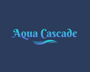 Aqua Sea Wave logo design