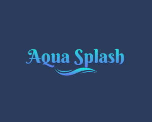 Aqua Sea Wave logo design