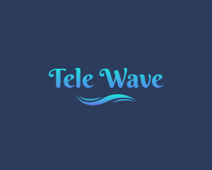 Aqua Sea Wave logo design