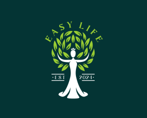 Tree Woman Organic Beauty logo design