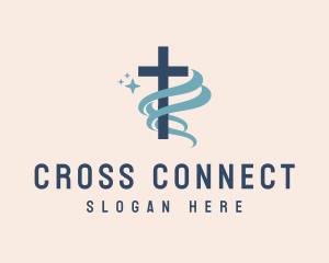 Sacred Cross Church logo design