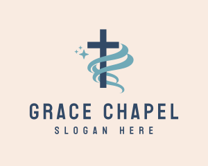 Sacred Cross Church logo design