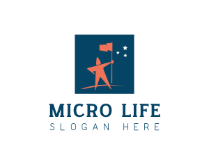 Flag Leadership Life Coach logo design