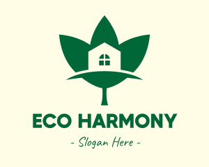 Eco Friendly House logo design