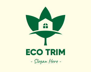 Eco Friendly House logo design