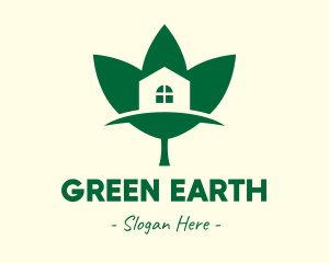 Eco Friendly House logo design