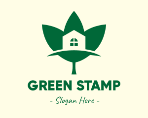 Eco Friendly House logo design