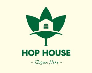 Eco Friendly House logo design