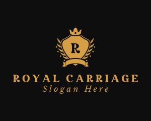 Regal Crown Shield logo design