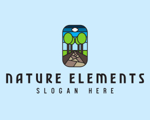 Nature Park Mosaic  logo design