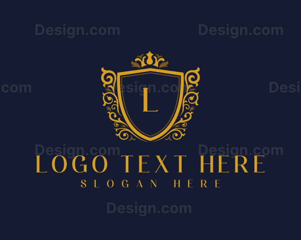 Flourish Royal Shield Logo