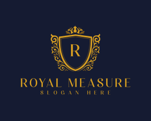 Flourish Royal Shield logo design