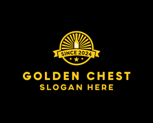 Golden Beer Tavern  logo design