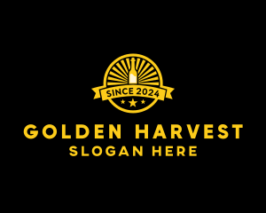 Golden Beer Tavern  logo design