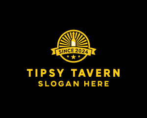 Golden Beer Tavern  logo design