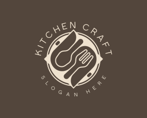 Catering Restaurant Utensil logo design