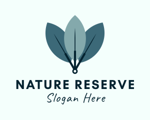 Nature Spa Needle logo design