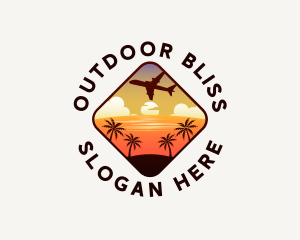 Summer Beach Adventure logo design