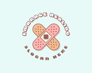 Cute Quirky Band Aid logo
