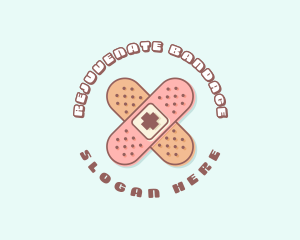 Cute Quirky Band Aid logo design