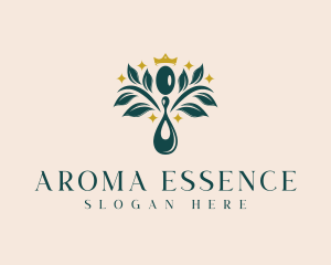 Essential Oil Wellness logo design